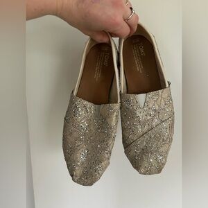 TOMS Women's Sparkling Slip-on Wedding shoes